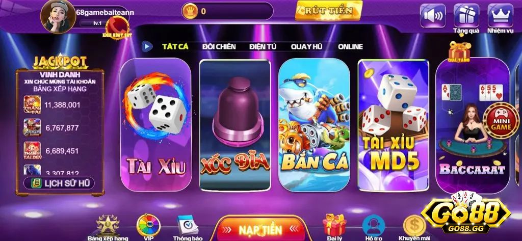 Cập nhật link tải 68 game bài - Trải nghiệm cược thú vị 2 Khi tải 68 game bài về smartphone anh em không mất thời gian tìm link trang chủ